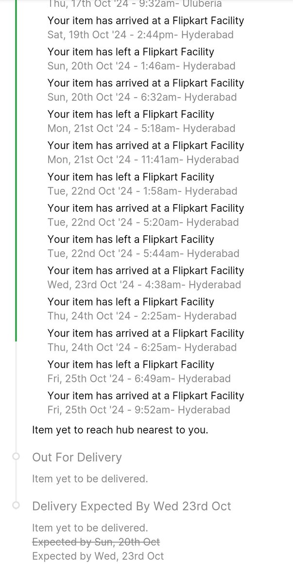 saitejam8187's tweet photo. @Flipkart @flipkartsupport I ordered a watch on Oct 15-it’s now Oct 25,and still no delivery! Your team keeps rescheduling, and customer care only says, “we’ll look into it” This is unacceptable.Fix this immediately!Such was a worst and pathetic service by flipkart
#flipkartscam https://t.co/xQPoml8nSA