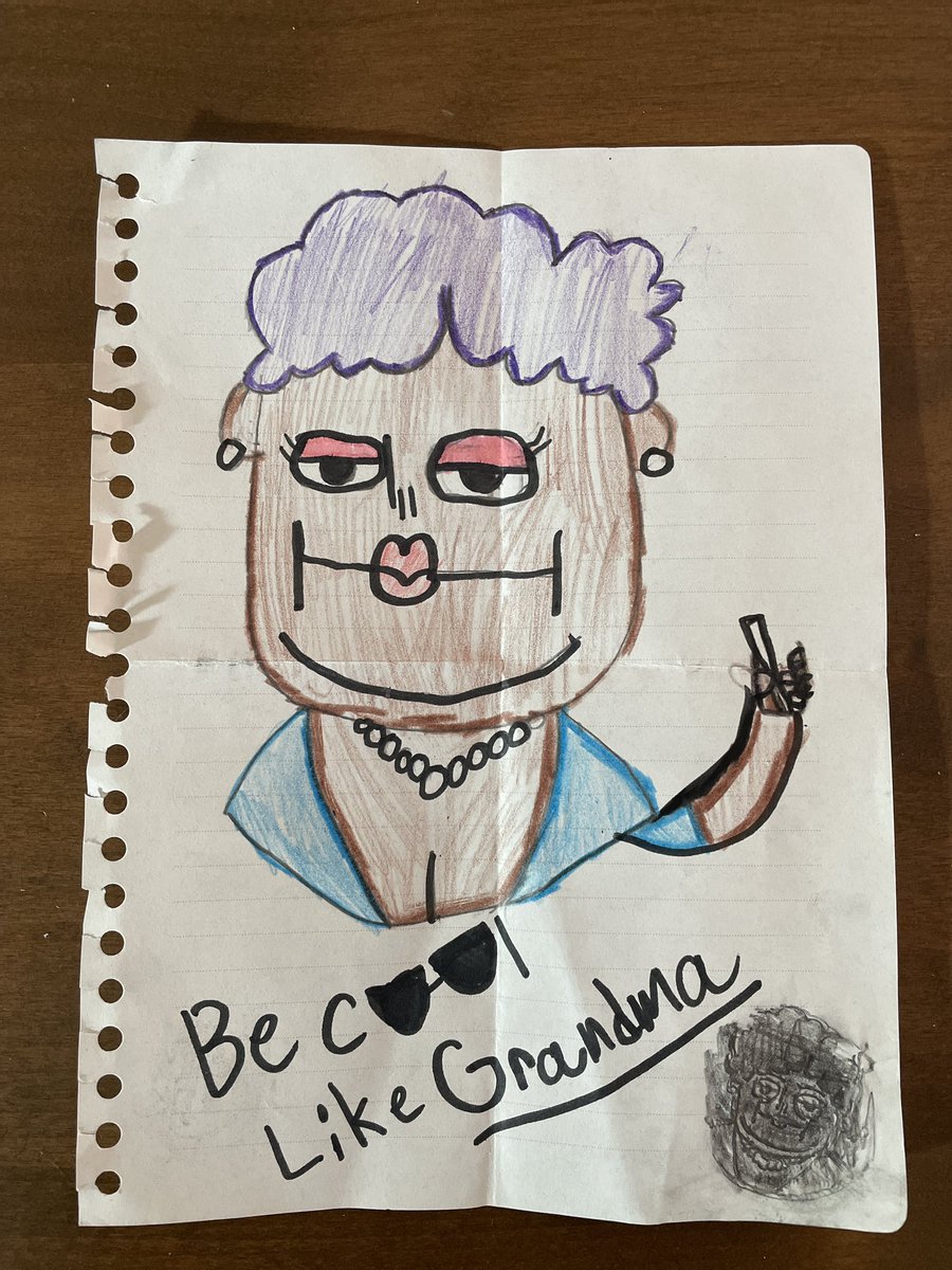cartoonMessLive's tweet image. Be Cool Like @GabbinGrandma 😎 Thanks for the art Mackenna!