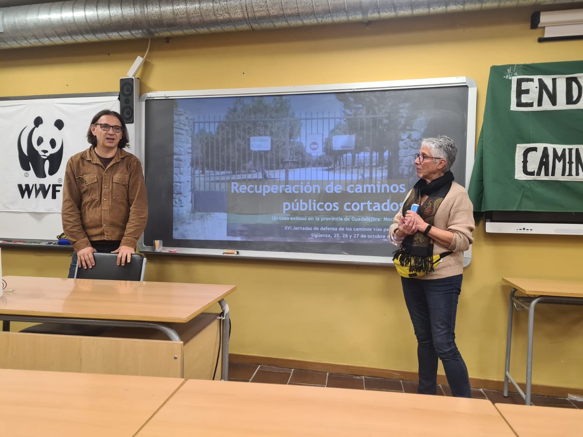 PICPublicos's tweet photo. Recuperación de caminos públicos cortados

Mochales: 
Un caso exitoso en la provincia de Guadalajara 

XVI Jornadas de defensa de los caminos vias pecuarias

Sigüenza, 25, 26 y 27 de octubre de 2024

Programa de las JORNADAS 
https://t.co/aLofABdpSP
 @A_Micorriza https://t.co/cb3hV2sKxh