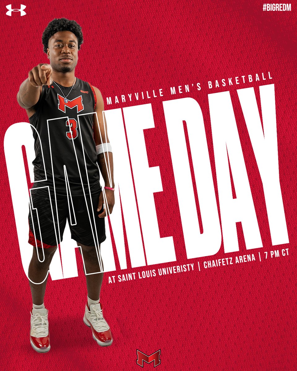 🏀 | Showdown at Chaifetz! 🏟️

<a href="/MaryvilleMBB/">Maryville Men's Basketball</a> | #BigRedM

⏰ 7 PM
🆚 Saint Louis Bilikens
🎟️ tinyurl.com/yrfu7f85
📊 tinyurl.com/5bpsebn4
📻 tinyurl.com/32knkc7v
