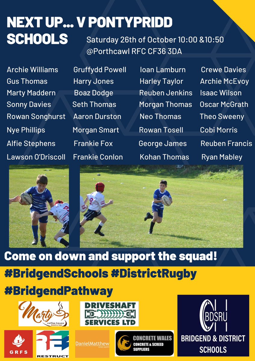 Bridgend District Schools U11’s tweet media