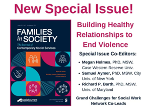 New <a href="/FISOnline/">Families in Society</a> Special Issue, led by GC to Build #HealthyRelationships to #EndViolence, shares research &amp; solutions to reduce violence through respectful &amp; culturally responsive approaches to create a future of healthier communities: journals.sagepub.com/doi/full/10.11… #socialwork