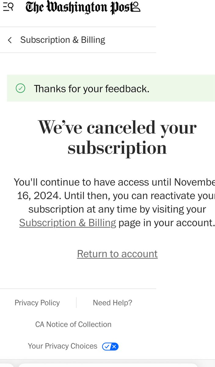 Democracy dies in darkness.