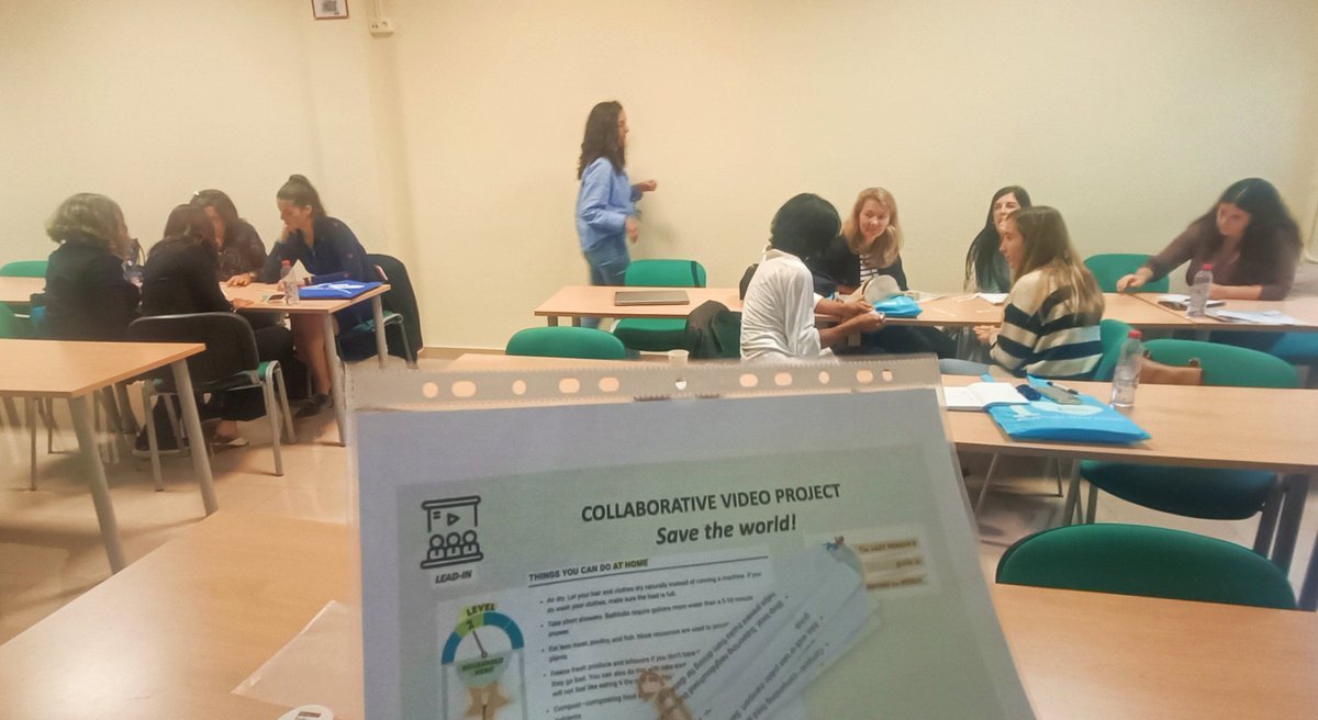 So glad to have shared "The lazy student's guide to saving the world: a collaborative #CLIL video-project aligned with the 2030 Agenda" with the @CIEB2024 workshop attendees.
Thank U 4 showing your interest in my teaching practice!
Hope 2 see U @ my presentation tomorrow morning!