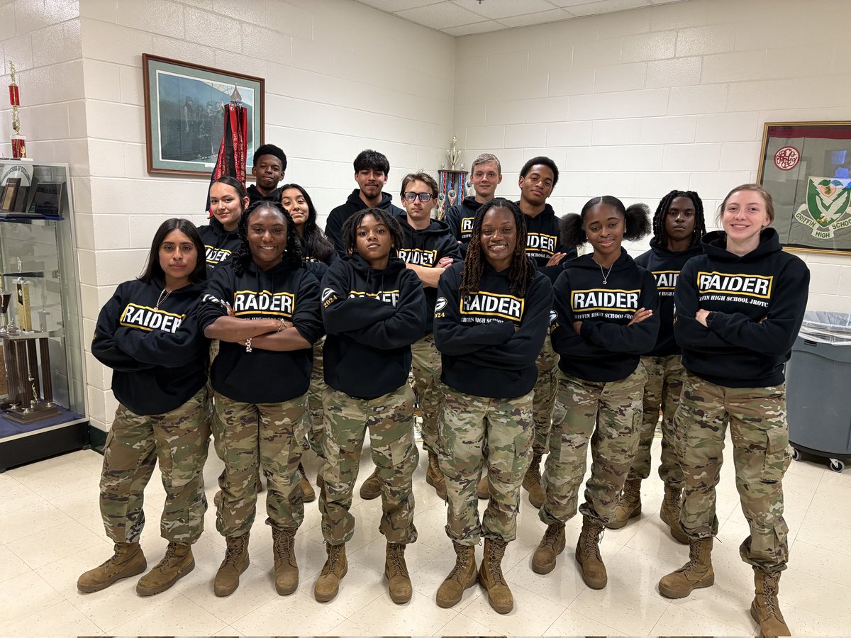 Keith L. Simmons, Ed.D (@sayitloudsupt) on Twitter photo Big shout out to our <a href="/GriffinHS/">Griffin High School</a> Raiders (and the JROTC staff) for their performance at last week's competition. The lady Raiders took 1st place and the guys took 2nd place respectively. Hoooah! ๐๐พ๐๐พ #BearBattalion Big shout out to our <a href="/GriffinHS/">Griffin High School</a> Raiders (and the JROTC staff) for their performance at last week's competition. The lady Raiders took 1st place and the guys took 2nd place respectively. Hoooah! ๐๐พ๐๐พ #BearBattalion