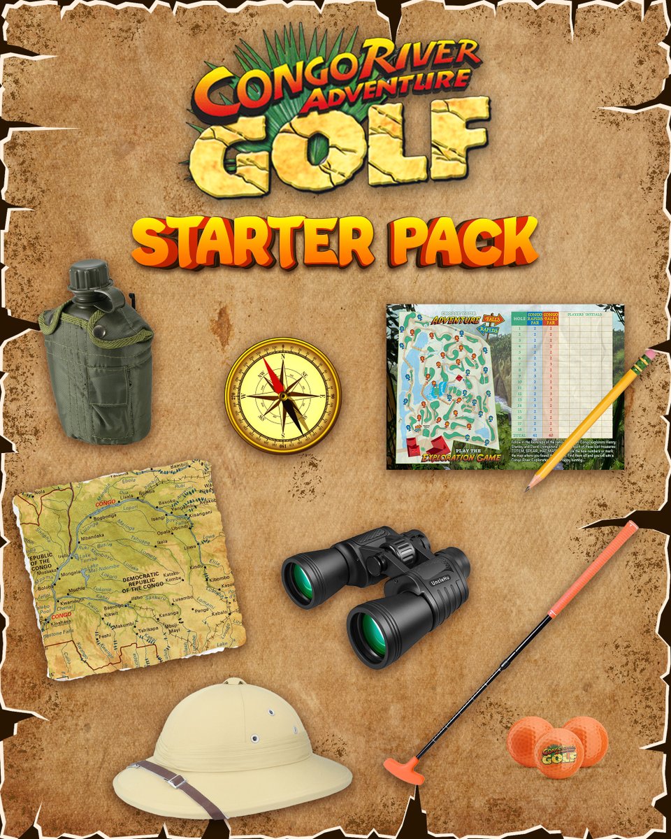 CongoRiver_Golf's tweet image. Gear up for your weekend of fun at Congo River Adventure Golf! ☀️🧭🏌️‍♂️ With perfect weather ahead, grab a friend, get your map, and a compass—it’s time to explore the course like a true adventurer! 🌿⛳️ #CongoRiverGolf #AdventureAwaits #MiniGolfFun