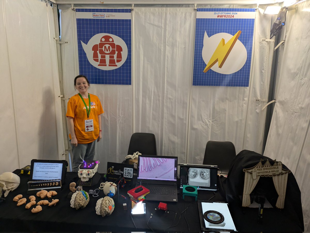 Mark Pickering (@pickeringlab) on Twitter photo First day of #mfr2024 done! Lego microscopes, polarised light tricks and invisible cola from JallyLab, and some 3D printed anatomy from <a href="/Anatomy_Hacks/">Anatomy Hacks</a>! And <a href="/Niamh_deBurca/">Niamh Burke</a> looking like she doesn't want to be in a photo...
A night of rest and more to come tomorrow! First day of #mfr2024 done! Lego microscopes, polarised light tricks and invisible cola from JallyLab, and some 3D printed anatomy from <a href="/Anatomy_Hacks/">Anatomy Hacks</a>! And <a href="/Niamh_deBurca/">Niamh Burke</a> looking like she doesn't want to be in a photo...
A night of rest and more to come tomorrow!