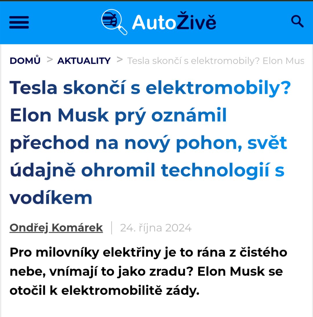 RandulaLibor's tweet image. Tohle jste teda na @AutoZive hodně přehnali. Jak takovou neověřenou hloupost můžete publikovat? Oceňuju, že jste přidali alespoň ten poznatek redakce...