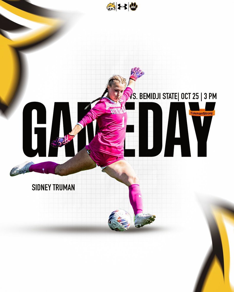 WayneStSoccer's tweet photo. We are two hours from game time here in Wayne, America! #GoCats #BetheStandard #ColemanStrong https://t.co/I3PxFQhY43