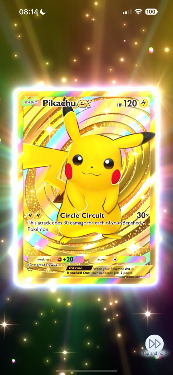 What a pull from #PokemonTCGPocket Gold #Pikachu EX Card Gooooold! #Pokemon #PokemonTCG What a pull from #PokemonTCGPocket Gold #Pikachu EX Card Gooooold! #Pokemon #PokemonTCG