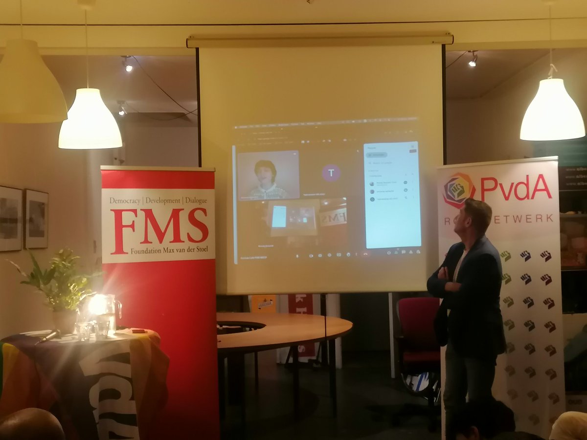 We zijn gestart met ons Event in Den Haag over de Georgische verkiezingen waar onze collega Shorena vertelt wat er morgen op het spel staat #georgie #georgianelections