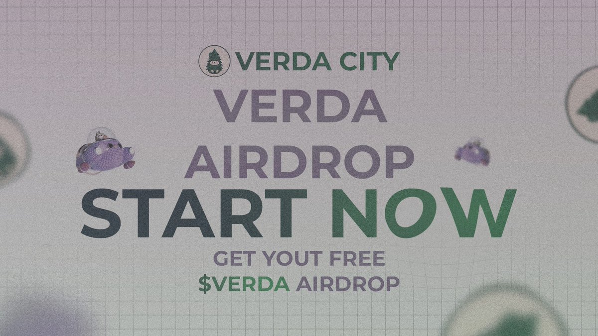 AnubhaArora's tweet photo. Verda City is changing the future of DeFi! 💰  

Claim now: https://t.co/adnIwg3BST

#VerdaCity #GreenWeb3 $VERDA #Listing https://t.co/jEe4HXJyGS