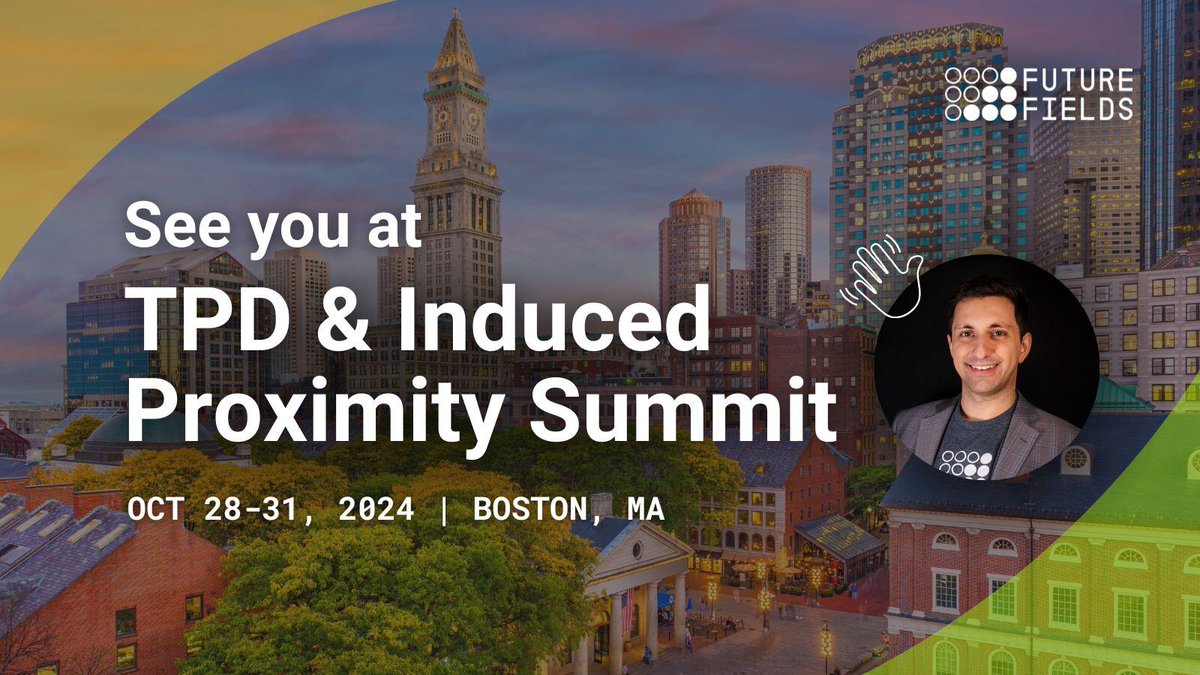 📍 See you (again) in Boston! Jeremy is heading to the 7th Annual TPD &amp; Induced Proximity Summit. Looking forward to connecting with innovators in TPD and hearing the latest on degraders and molecular glues!
