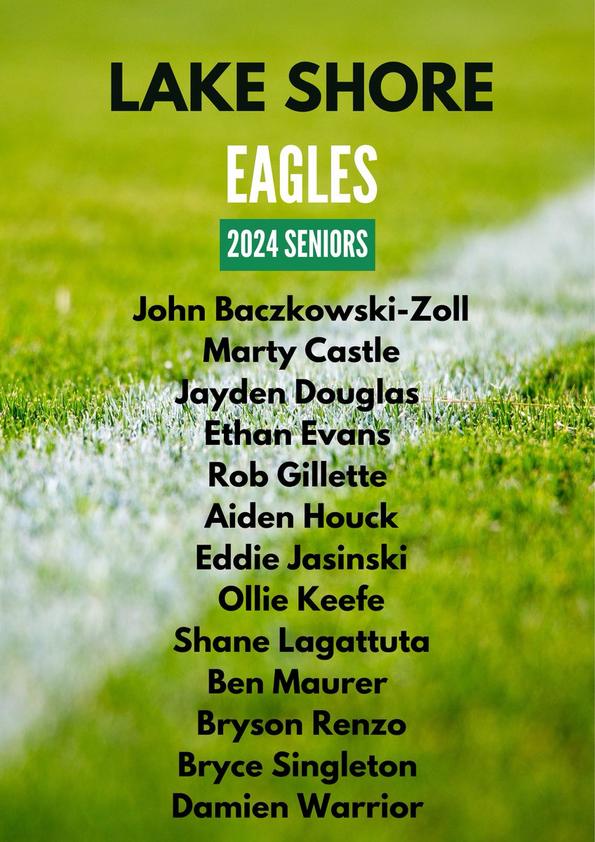 Last night we said thank you to a great group of seniors. The growth we all saw over six good years of football is something we are all proud of.

🦅🦅🦅