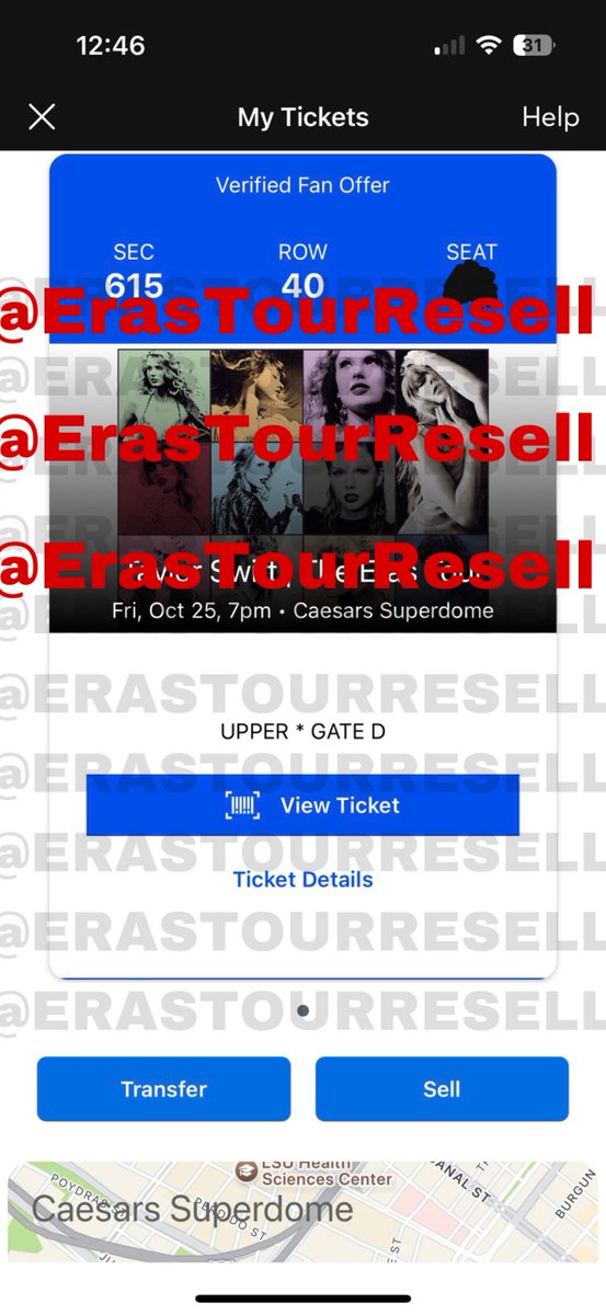 Eras Tour Resell tweet media