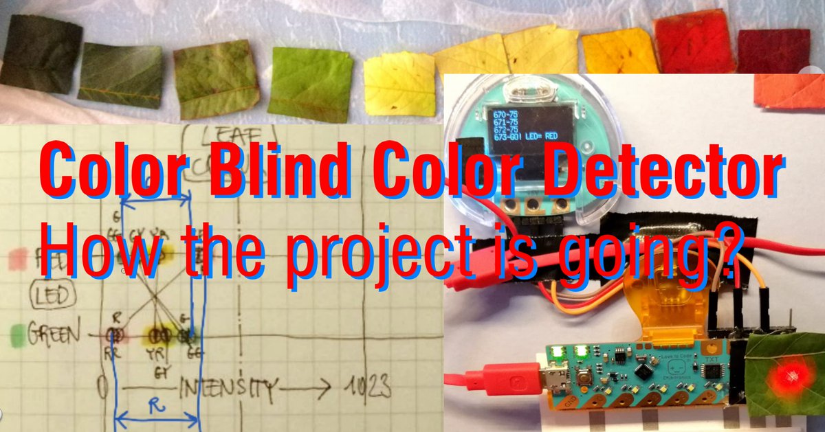 TizedesCs's tweet image. My &apos;Color blind color detector&apos; project - almost finished in 2023, maybe in 2024 will be done... 😛

youtu.be/IdQUMrADrUk?si… 

@chibitronics #PaperCircuit @arduino #FallenLeaves #autumn