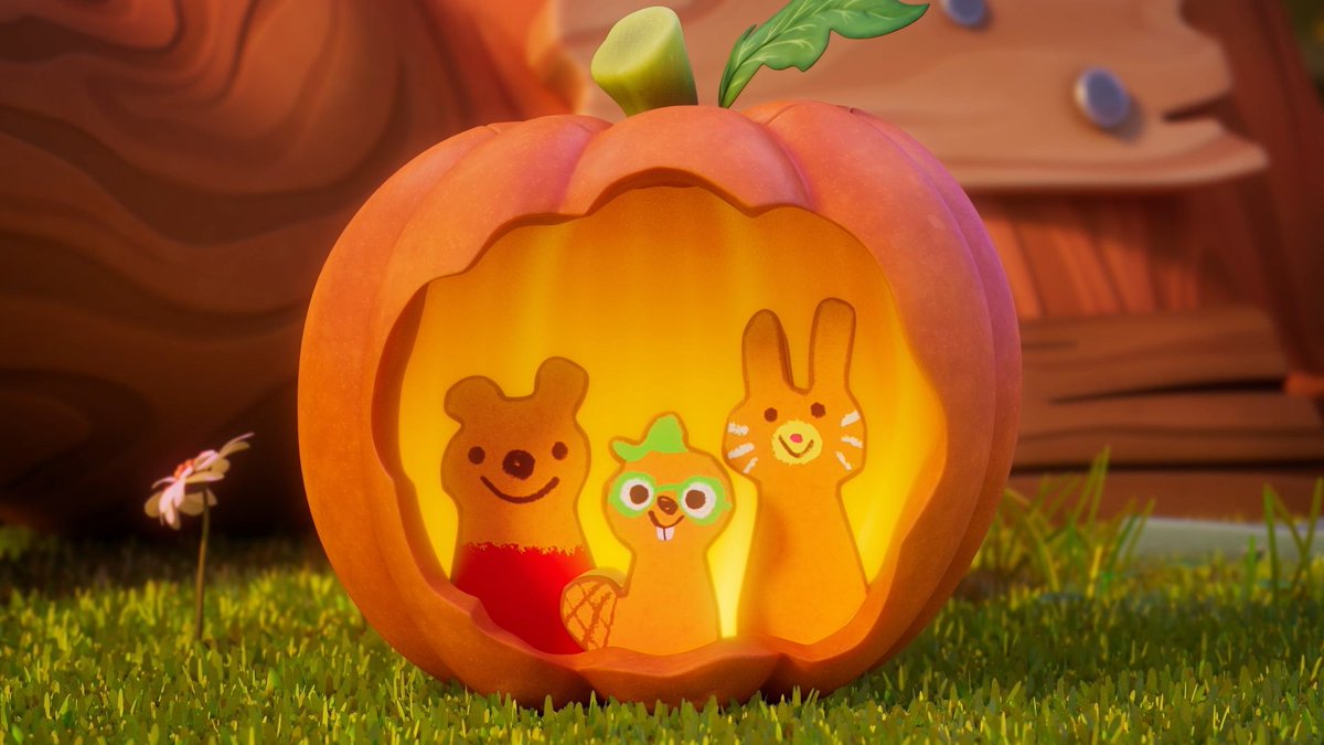 OddBot's tweet image. Which kind of Jack-o-Lantern will you be carving this Halloween 🎃
.
.
Kindergarten: The Musical 🎵 &amp;amp; Playdate with Winnie the Pooh 🍯 out now on Disney+ and YouTube