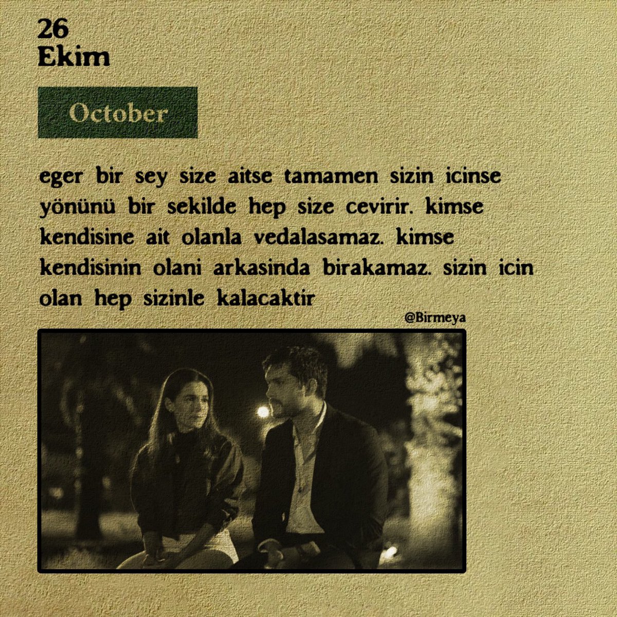 birmeya's tweet photo. 26 Ekim. https://t.co/6vakdpS3La