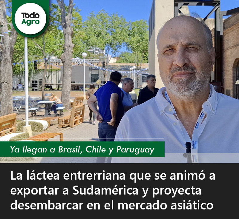 Con una recepción que oscila los 225.000 lts/leche, esta láctea destina alrededor del 80% de su producción de quesos al mercado interno; mientras que el restante 20% lo trabaja con países sudamericanos. Buscan abrir a futuro el mercado asiático

Ampliar ➡️todoagro.com.ar/la-lactea-entr…