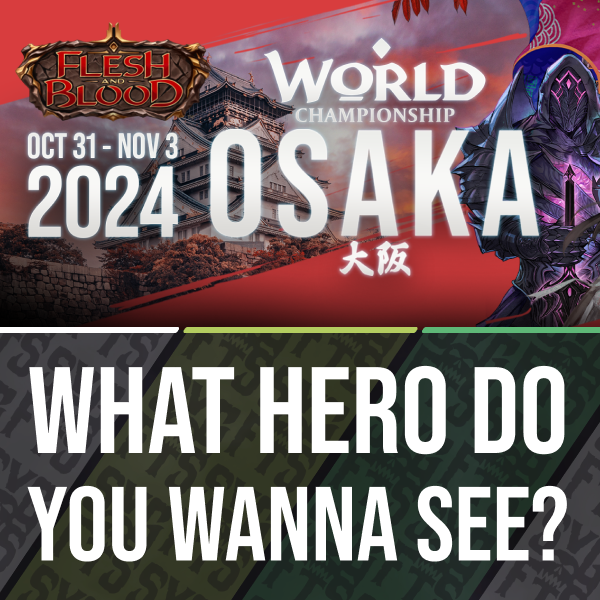 Viewer Experience is what it's all about, so our producer will be on the look out for dark horses and variety picks alongside the normal big names and strong records.

Which hero MUST we see at #FABOsaka? If I know chat... 🏀🏀🏀...