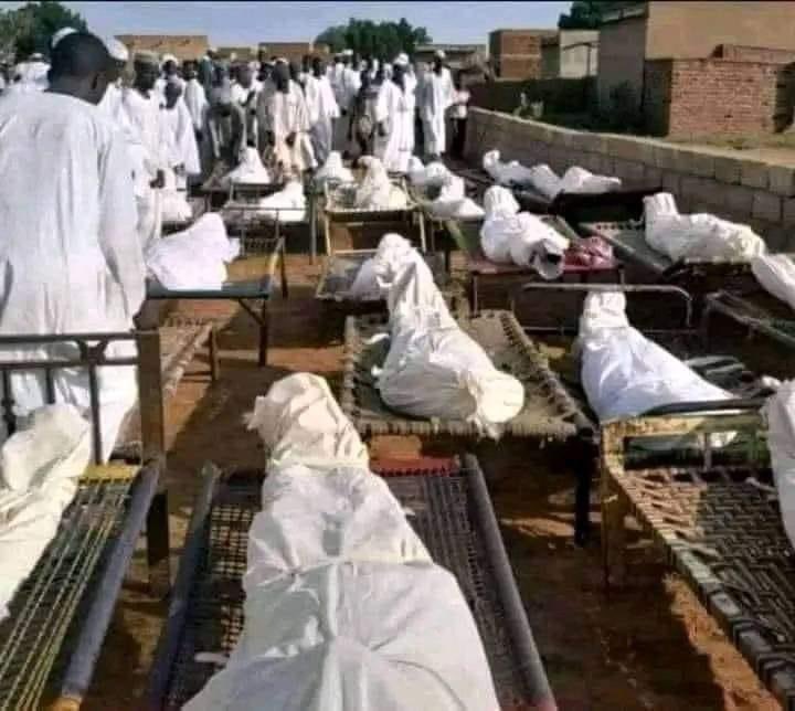Awful images from the RSF massacres across Al Gezira continue to emerge 
#Sudan