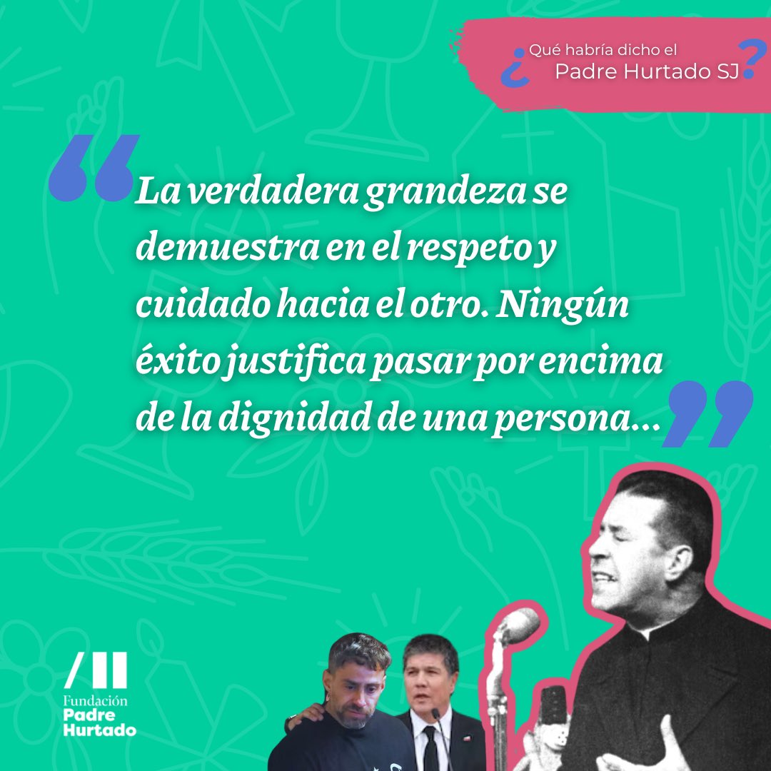 Inspirada en el legado del Padre Hurtado y sus obras sobre dignidad y justicia, esta reflexión nos recuerda que el respeto al otro es el verdadero camino a la grandeza.