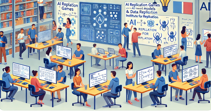 We have one last AI replication games! Last chance to register and collaborate on our AI meta paper.

The games will be fully virtual on November 22nd. Start time is 9AM CET or ET depending on your location.