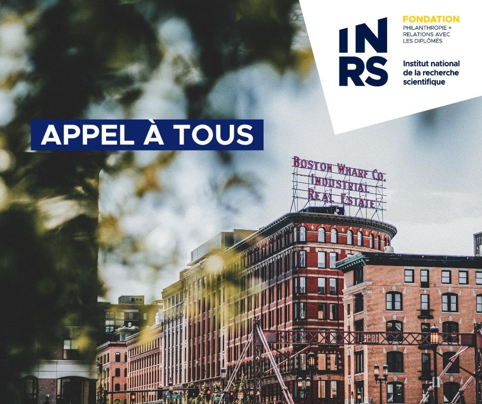 Luc-Alain Giraldeau (@luc_alain) on Twitter photo J'ai le plaisir d'annoncer que le 5 décembre je serai à Boston avec la Fondation de l'INRS. Nous souhaitons profiter de cette visite pour rencontrer notre communauté de diplômé·es lors d’un 6 à 8 convivial.
 
Au plaisir de vous rencontrer !
👉 fondation@inrs.ca J'ai le plaisir d'annoncer que le 5 décembre je serai à Boston avec la Fondation de l'INRS. Nous souhaitons profiter de cette visite pour rencontrer notre communauté de diplômé·es lors d’un 6 à 8 convivial.
 
Au plaisir de vous rencontrer !
👉 fondation@inrs.ca