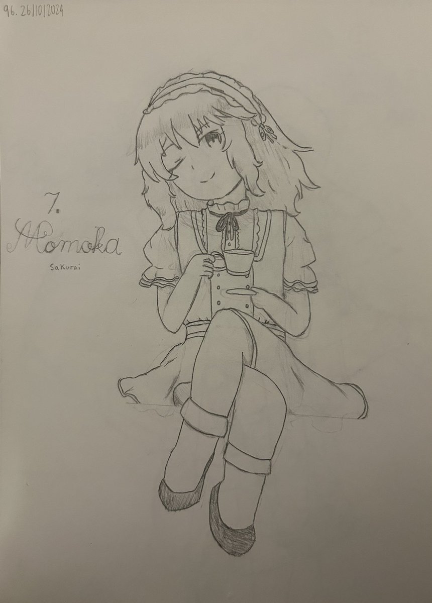 Day 25 is Momoka Sakurai! This cute little lady could fit in a teacup!