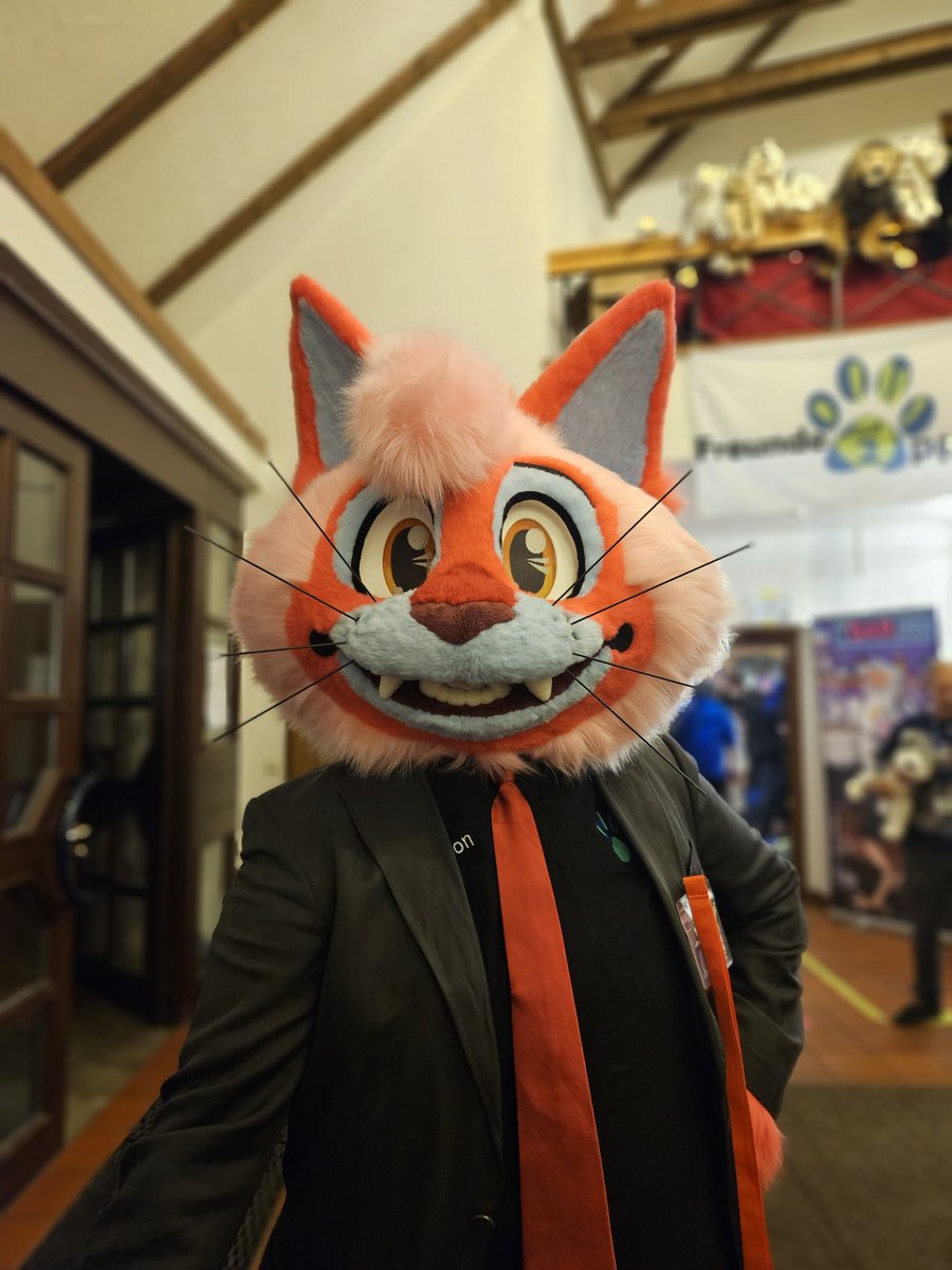 Hello there, my friends ~
Wanna hang with this very handsome cat over here? 

#FursuitFriday #Fursuit

✂️ By @||BeastLabsSuits
📷 By AniEnni on teIegram