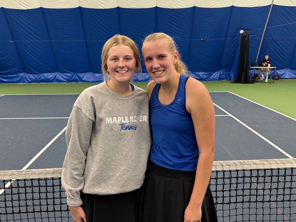 Meet Maple River’s Macy Sohre and Kelsey Jaeger, the Class A Girls Tennis Doubles Champion for 2024.