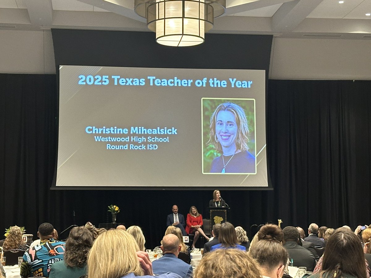 Kerry Gain (@kerrygain) on Twitter photo Region 13’s Christine Mihealsick from <a href="/RoundRockISD/">Round Rock ISD</a> is the 2025 TEXAS TEACHER OF THE YEAR!!!!! ⭐️⭐️⭐️ <a href="/region13/">ESC Region 13</a> Region 13’s Christine Mihealsick from <a href="/RoundRockISD/">Round Rock ISD</a> is the 2025 TEXAS TEACHER OF THE YEAR!!!!! ⭐️⭐️⭐️ <a href="/region13/">ESC Region 13</a>