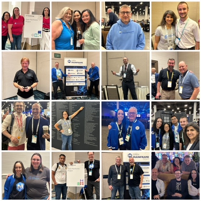 What a great conference! The <a href="/OpenMFProject/">OpenMainframeProject</a> community was out in full force this week at #IBMTechXchange. We loved meeting new friends (Hello #MainframeBarbie) &amp; hanging w/ old ones. Here are a few of our favorite pictures - all photos and videos will be available next week! <a href="/IBM/">IBM</a>