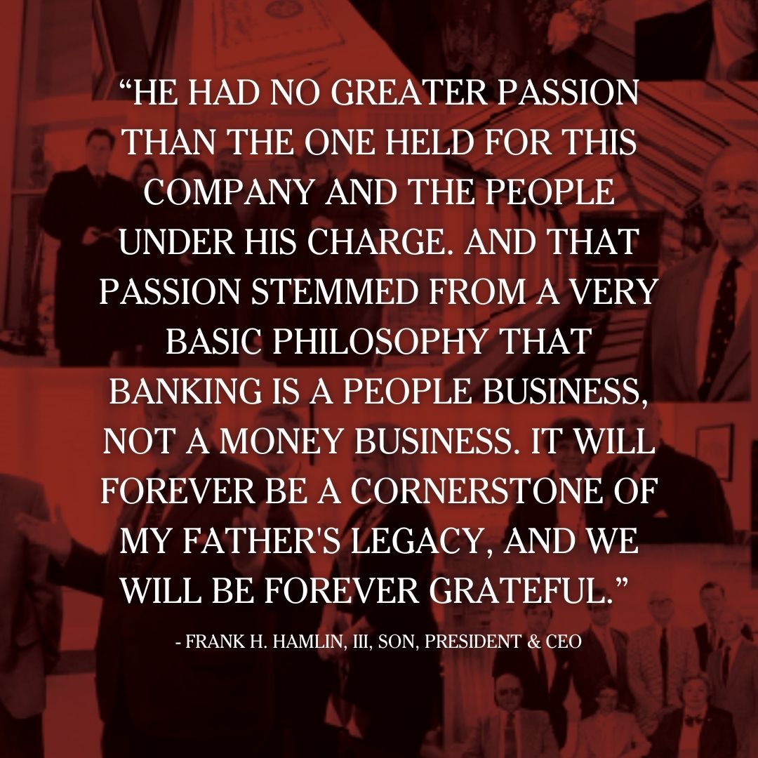It is with great sadness and reflective appreciation that we share the news that our longtime President and CEO, George W. Hamlin, IV, passed away peacefully last night at the age of 83 in his home surrounded by family. 

Read about his life &amp; impact here bit.ly/3BWtevn