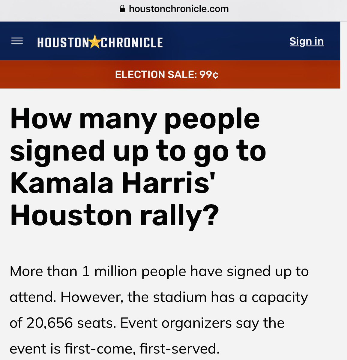 More than 1 million.