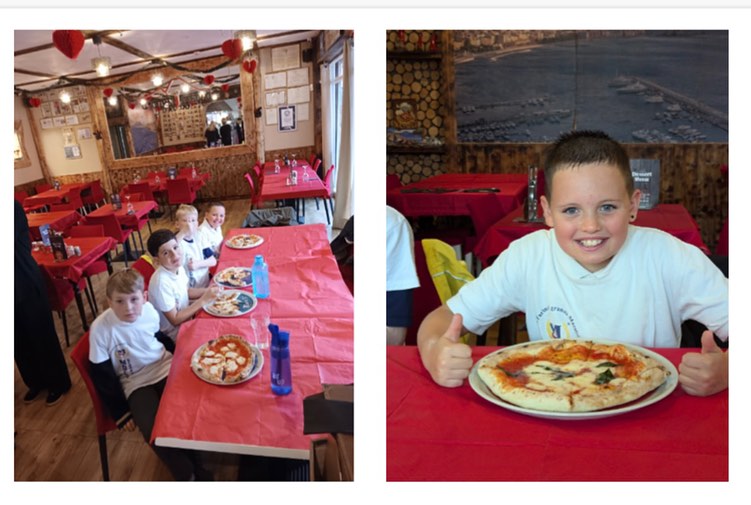 nlancingprimary's tweet image. 🍕On Thursday, the children from Nurture had a special visit to ‘O ‘Curniciello Italian Restaurant &amp;amp; Pizzeria!’ They had the fantastic opportunity to make pizzas with the twice Guinness World Record baking chef, Enzo Fiore! #Lancing 🍕