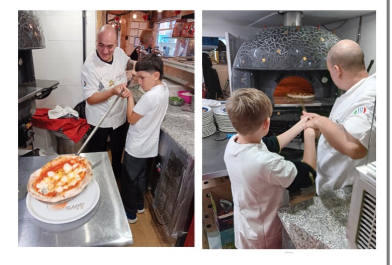nlancingprimary's tweet image. 🍕On Thursday, the children from Nurture had a special visit to ‘O ‘Curniciello Italian Restaurant &amp;amp; Pizzeria!’ They had the fantastic opportunity to make pizzas with the twice Guinness World Record baking chef, Enzo Fiore! #Lancing 🍕