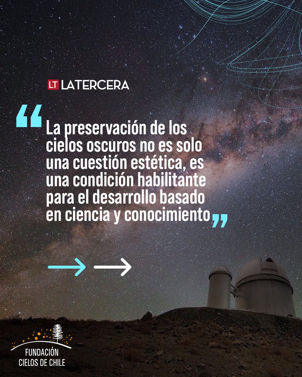 CielosChile's tweet photo. En el Observatorio Paranal de la @ESO_Chile, los astrónomos han detectado una señal alarmante: el cielo está perdiendo su oscuridad. No se debe a las estrellas ni a la luna, sino al creciente brillo artificial que asciende desde las ciudades.
Lee la nota: https://t.co/D1a0lnmkaQ https://t.co/FgAF3MPGUh
