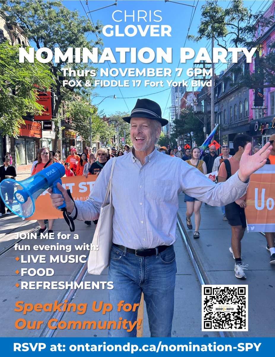chrisglover's tweet photo. I want to keep fighting for our community.
Please join me to celebrate as I seek re-election as the candidate for #SpaFY
See you on November 7
RSVP: https://t.co/t4gYQrMgJi https://t.co/RCTBdxUsnB