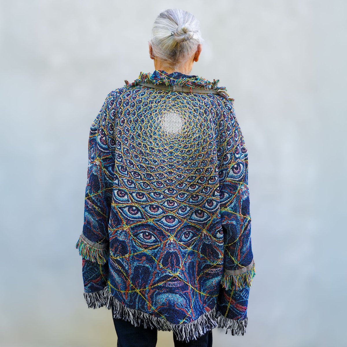 sacredmirrors's tweet photo. Woven Cardigans 
By Alex Grey &amp; Allyson Grey

Extremely Limited Release >> https://t.co/zOhAjfYzup https://t.co/DBSdMPNa4B