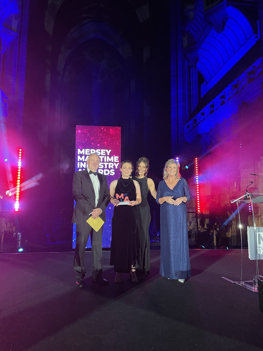We're proud to announce that the Net Zero Champion Award, sponsored by <a href="/LJMU/">Liverpool John Moores University</a>, goes to <a href="/BibbyMarine/">Bibby Marine</a> 🌊 Thoroughly deserved!