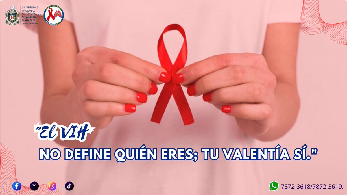 💥Vivir con VIH es posible; vivir sin miedo es esencial, por ello debes buscar asistencia médica y realizarte un chequeo.