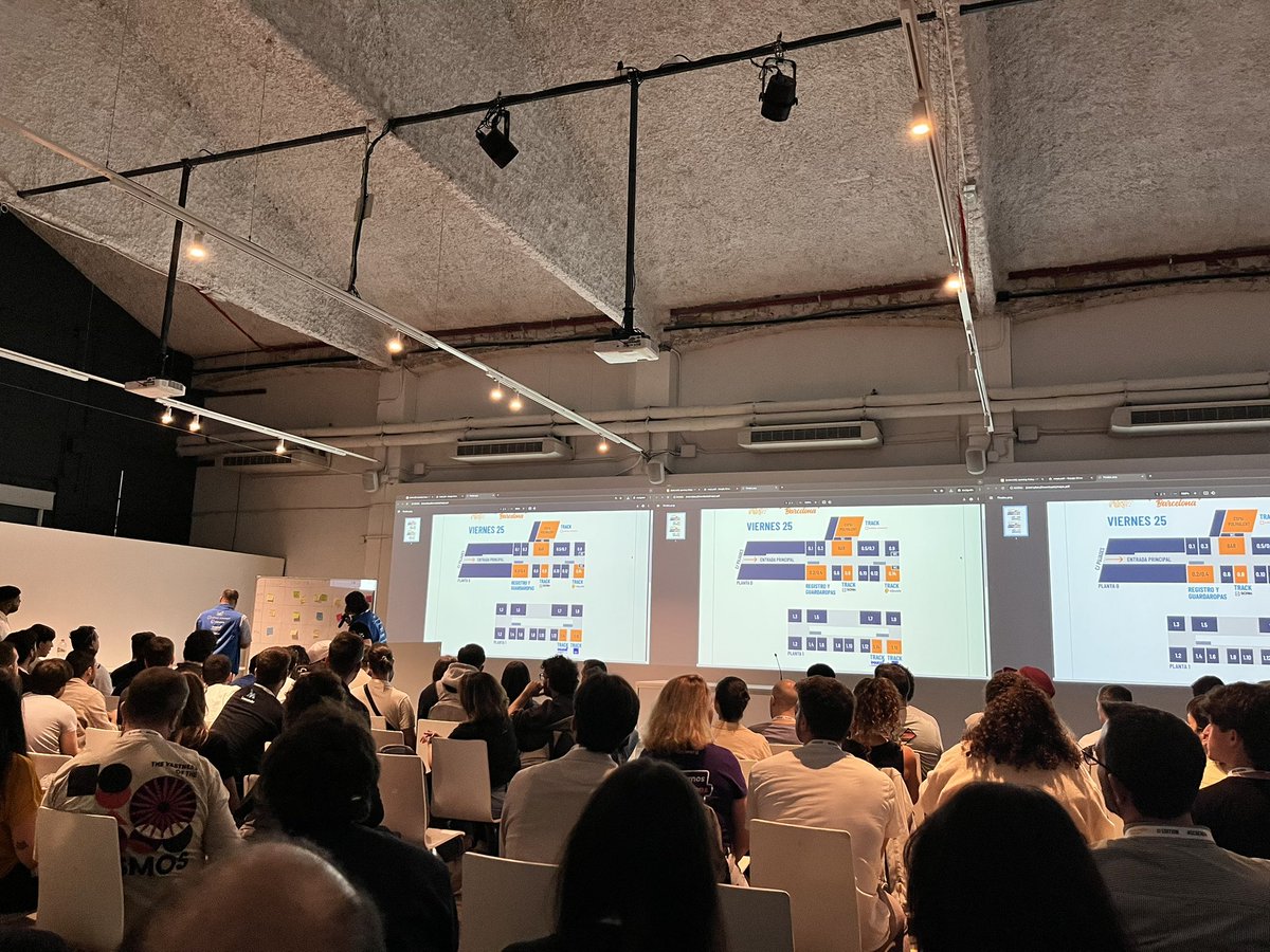 Bonito arranque de la #scbcn24 con el open space. ¡Mañana más!