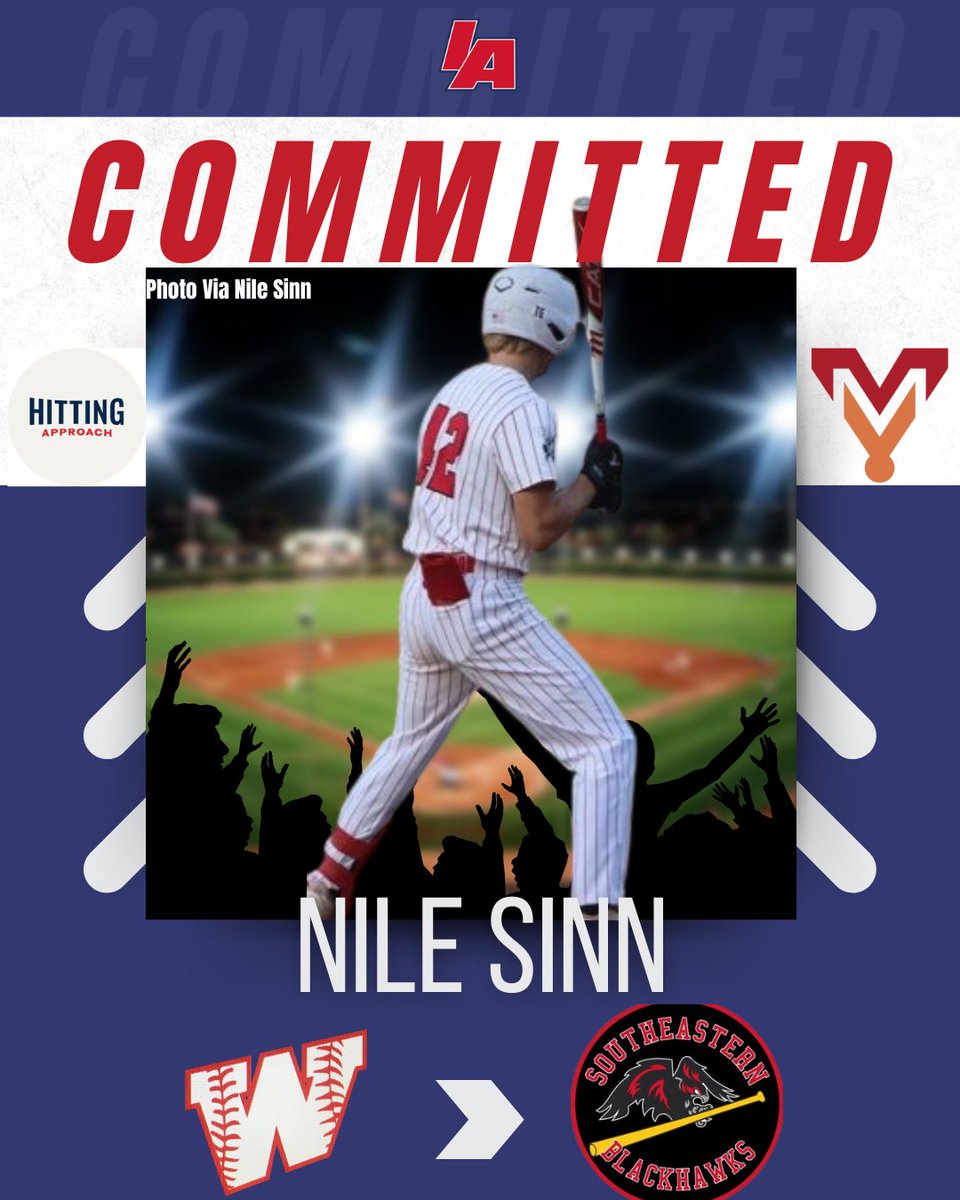🚨 COMMITMENT ALERT 🚨 
The talented Nile Sinn (<a href="/NileSinn/">Nile Sinn</a>) out of <a href="/WBurg_Raider_BB/">Williamsburg Baseball</a> has officially found a collegiate home with his commitment to <a href="/SCCBlackhawksBB/">Southeastern CC BSB</a>! A no doubt great talent with a no doubt great coaching staff.

#IAbaseball x #iahsbsb⚾️