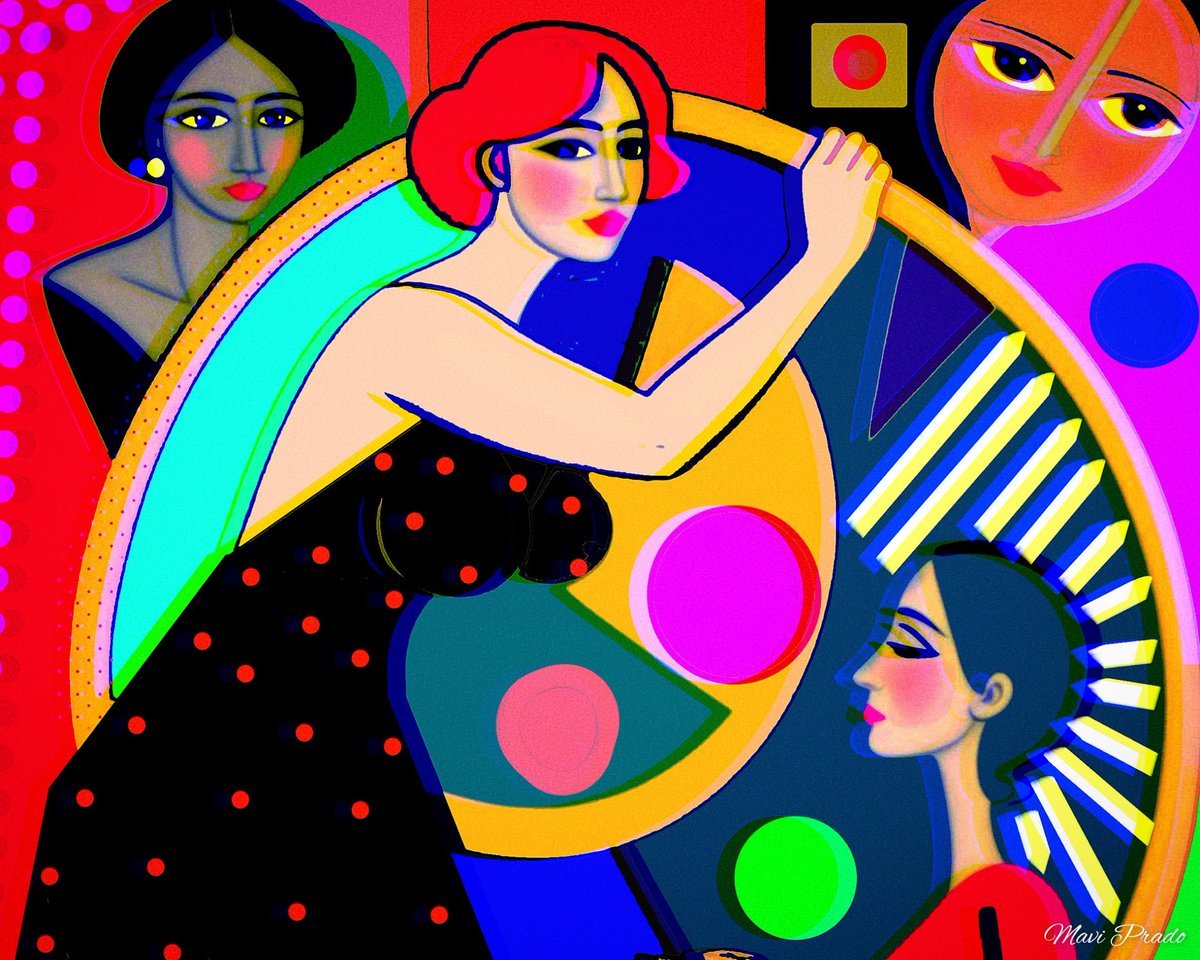 Obra: Emilia
Colección: Soñando como Picasso.
By Mavi Prado.

#soñandocomopicasso #artedigital #maviprado #arte #picasso