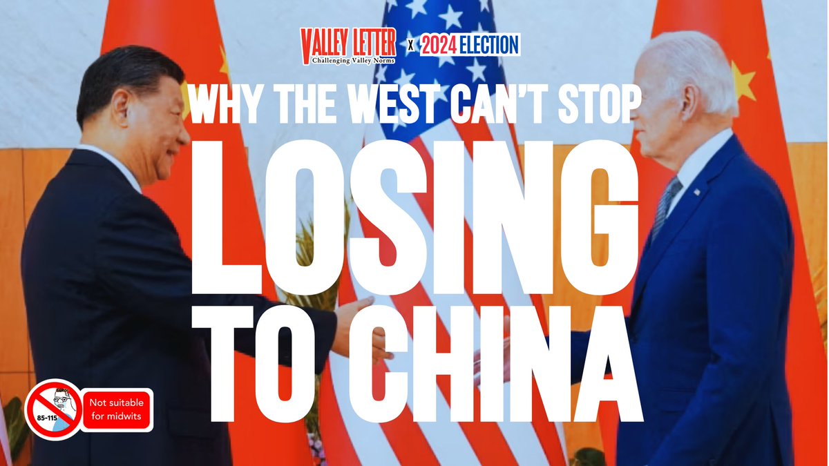 🇺🇸 🇨🇳 Why the West can’t stop losing to China.

Empire vs the American Adhocracy