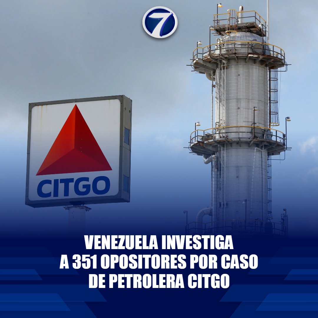 Noti7Guatemala's tweet image. 🚨 #Venezuela abre investigación contra 351 opositores por caso de petrolera #CITGO ➡ bit.ly/3A3I42J