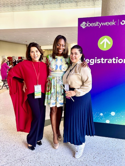 #FlashbackFriday to last year's amazing ObesityWeek, where I had the pleasure of being alongside <a href="/askdrfatima/">Fatima Cody Stanford MD MPH MPA MBA FAAP FACP FAHA</a> and <a href="/sandraelia_ca/">Sandra Elia</a>  

I'm excited to be attending again this year. Who’s joining me? 🙌 #ObesityWeek <a href="/ObesityMatters/">Obesity Matters</a>  <a href="/ObesitySociety/">The Obesity Society</a>