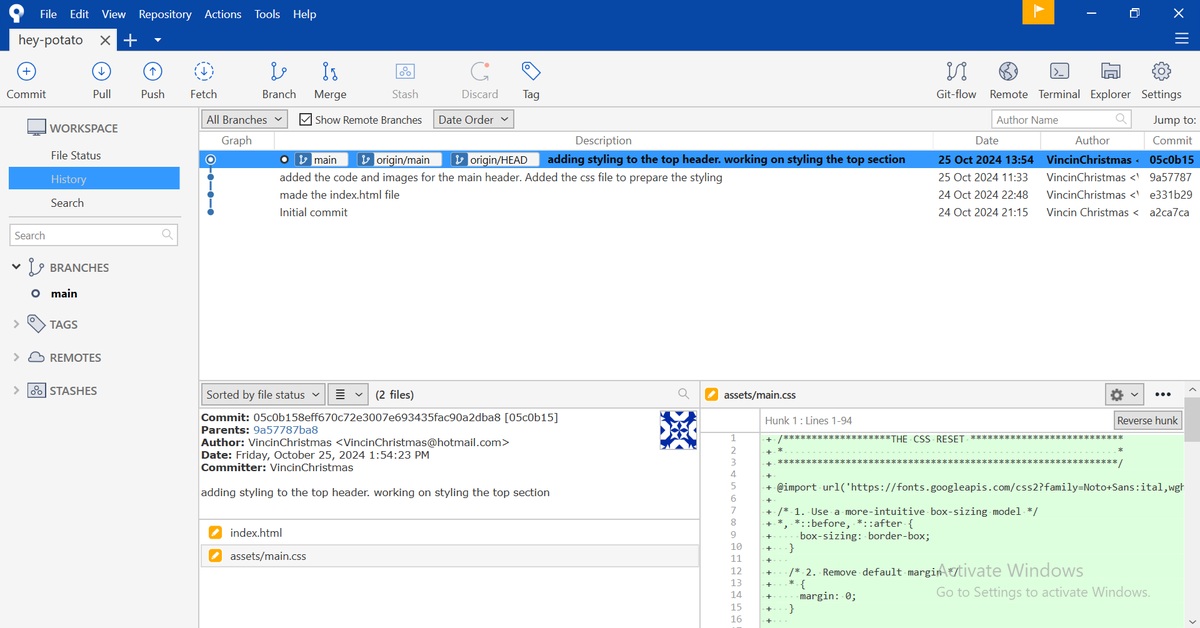 vineo666's tweet image. working on a landing page for a restaurant that sells the world's most delicious curly fries.
Using Sourcetree for commits
#sourcetree #html #css #EmailMarketing #email