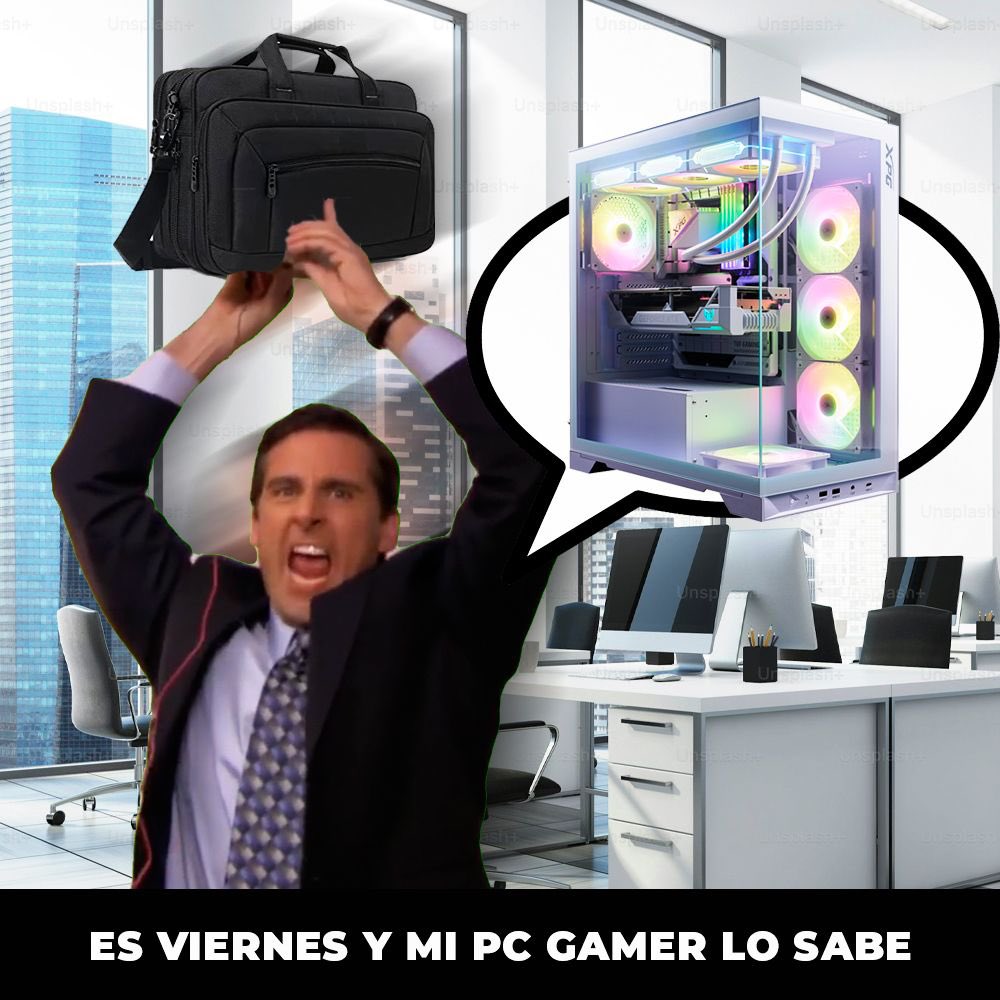 XpgMexico's tweet image. ¡Es viernes y mi #PcGamer lo sabe ! 😂
¿Qué vas a jugar hoy? 👀

#PcMaster #XPG #InvaderX #Gamer